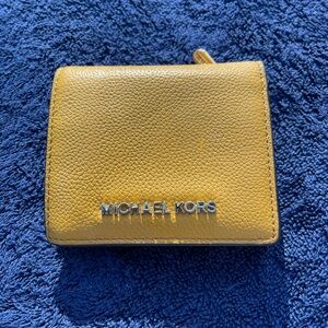Michael Kors Bright Yellow Card Holder